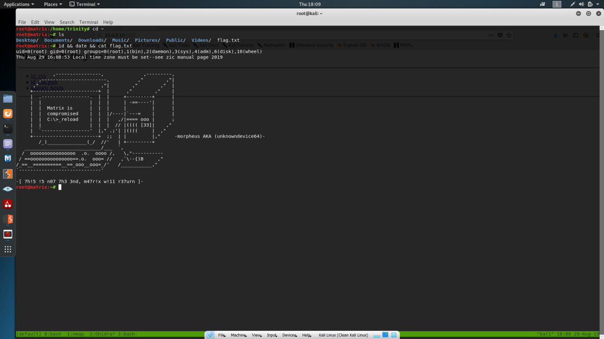 Rider_Host's tweet image. Awesome one! Loved this tricky one.
#matrix3 by @unknowndevice64 on @VulnHub