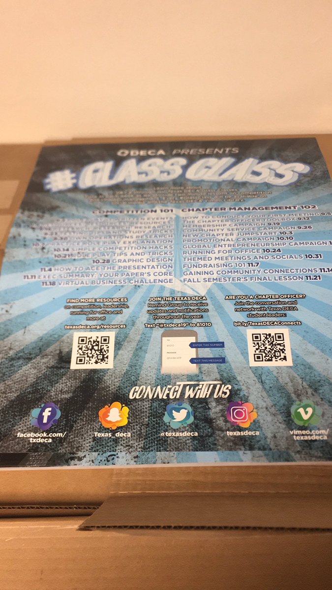 Oh, hey - these came in, too! <a href="/TexasDECA/">Texas DECA</a> poster packet is almost ready!