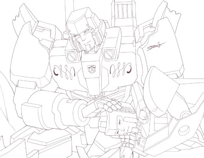Bonus!! 
Should I color it or not? Cause the sketch doesn't look very well TWT
#megastar 