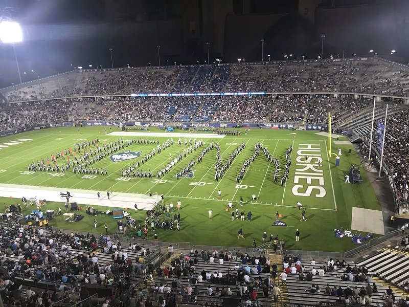 P1Insight's tweet photo. Our partner @UConnHuskies will be hosting us tonight for their first football game of the season. We look forward to cheering for the #Huskies as they take on the #WagnerSeahawks. #CFB #CollegeFootball #P1Insight https://t.co/IARoF2uFjR
