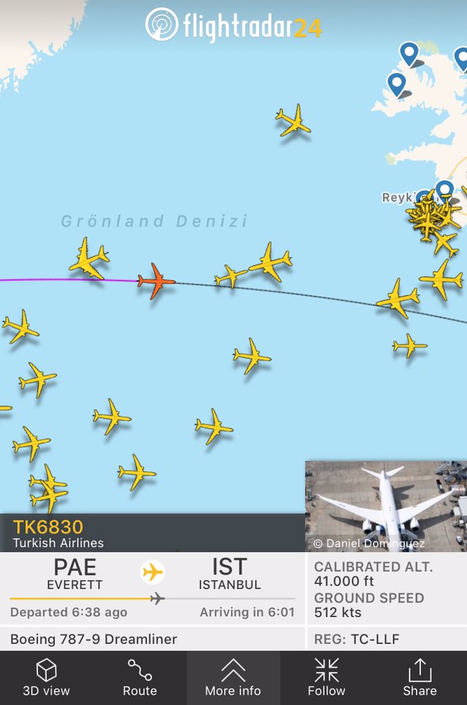 x1Filo1's tweet photo. 5.Geliyoooorrr 🥰😍✈️#boeing7879dreamliner  #tcllf #thyretesthakki @TurkishAirlines https://t.co/ZxITwKLoXb