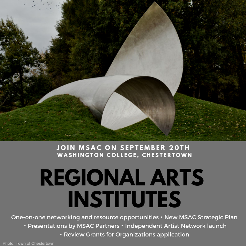 A huge congrats to <a href="/ChestertownAE/">ChestertownArts</a> <a href="/KentCountyArts/">KentCountyArtCouncil</a> + all involved! David Hess' sculpture "Broad Reach" was just awarded a 2019 <a href="/CODAworx/">CODAworx</a> award! (Our Public Art Director calls this the "Oscars" of public art!) MSAC is proud to have assisted with funding this project.
