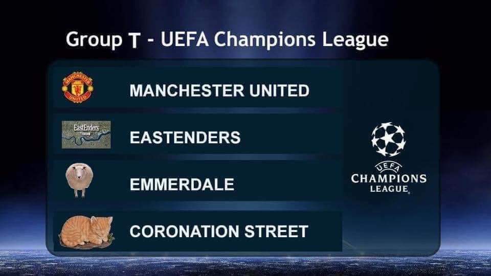 Champions league draw leaked😂😂