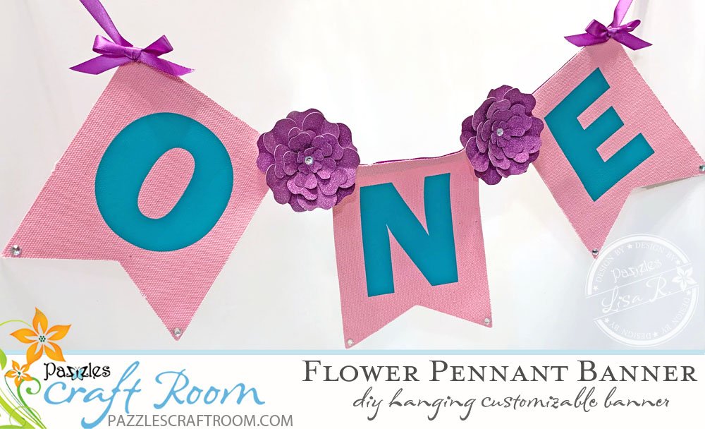 Pazzles's tweet image. Cut this flower pennant banner by designer Lisa Reyes from cloth or paper and add these lovely layered paper flowers for a very pretty party banner! This bunting banner is so customizable you can use it for any occasion! pazzles.net/wordpress/2019…