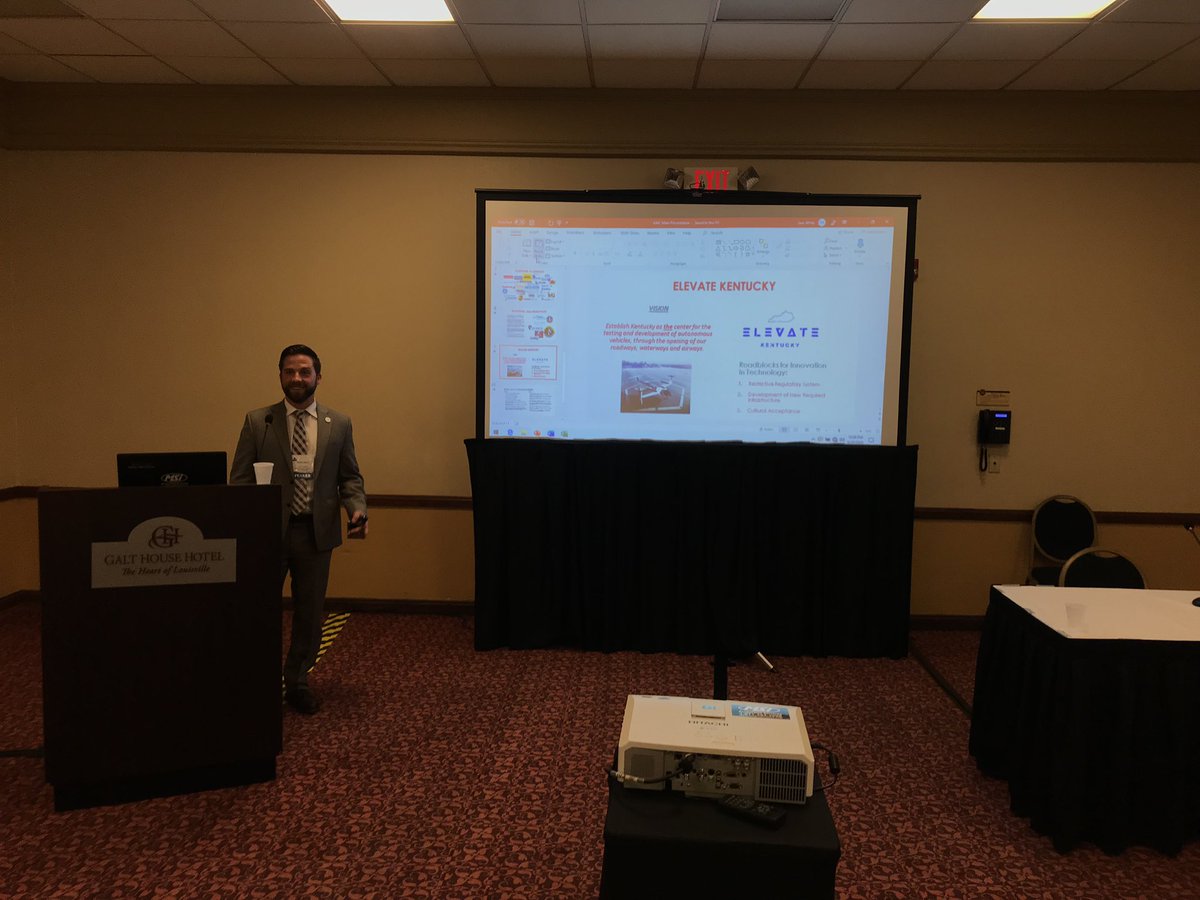 KAIC Executive Director <a href="/StewartDitto/">Stewart Ditto</a> presenting at the Governors Local Issues Conference in Louisville on the Aerospace industry and how KAIC has greatly supported <a href="/GovMattBevin/">Governor Matt Bevin (2015-2019)</a> and @ThinkKentucky initiatives to make Ky a center of manufacturing and engineering! #thinkAerospace