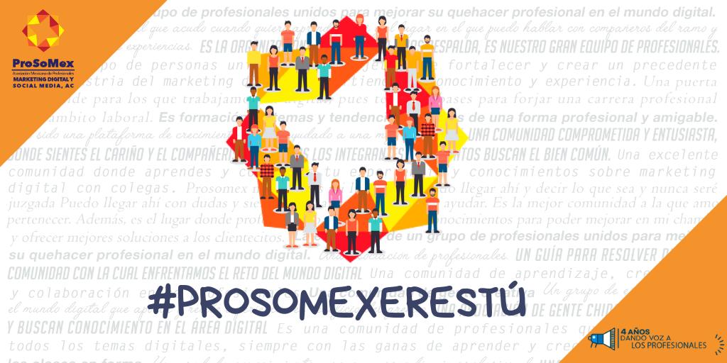 ProSoMex's tweet photo. Cumplimos cuatro años ¡y vamos por más! 🎉 Gracias por confiar en #ProSoMex 🤝 #MarketingDigital #ComunidadDigital https://t.co/xFW3zxpHwX