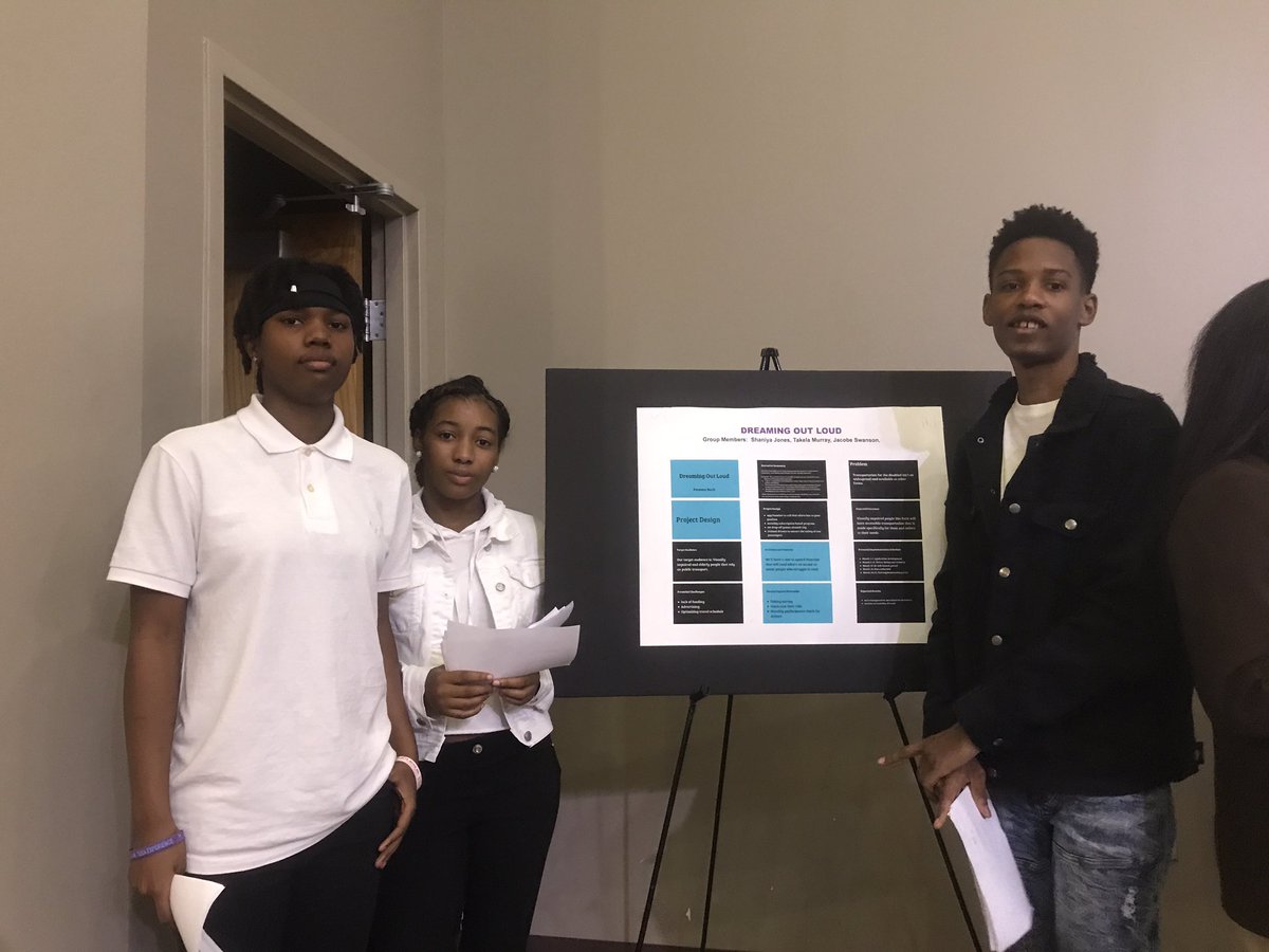 drhafza's tweet photo. Our students pitching a mobility design challenge solution to executives from Toyota North America 🧠🗣📊 #APS3DScience #Dreamingoutloud2019 @apsupdate @RobertsOF_7 @APSScienceRules @APS_K5Science https://t.co/vA270auFkt