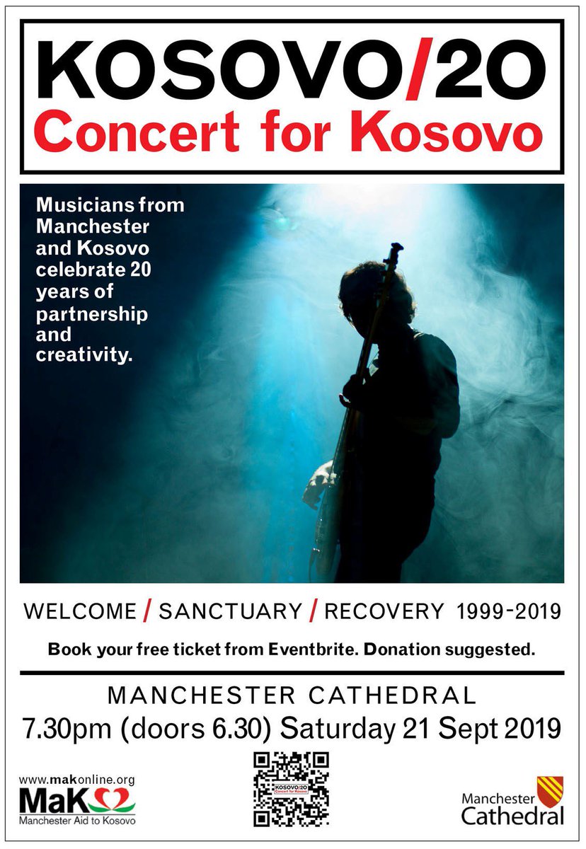 We’re coming out of hiatus to perform at this brilliant concert at Manchester Cathedral on Saturday Sept 21st. The bill includes @liamthomasfrost <a href="/ellyssemason/">Ellysse Mason</a> as well as several performers from Kosovo!
Tickets are free but donations welcome: 
tinyurl.com/yxpdtmhf