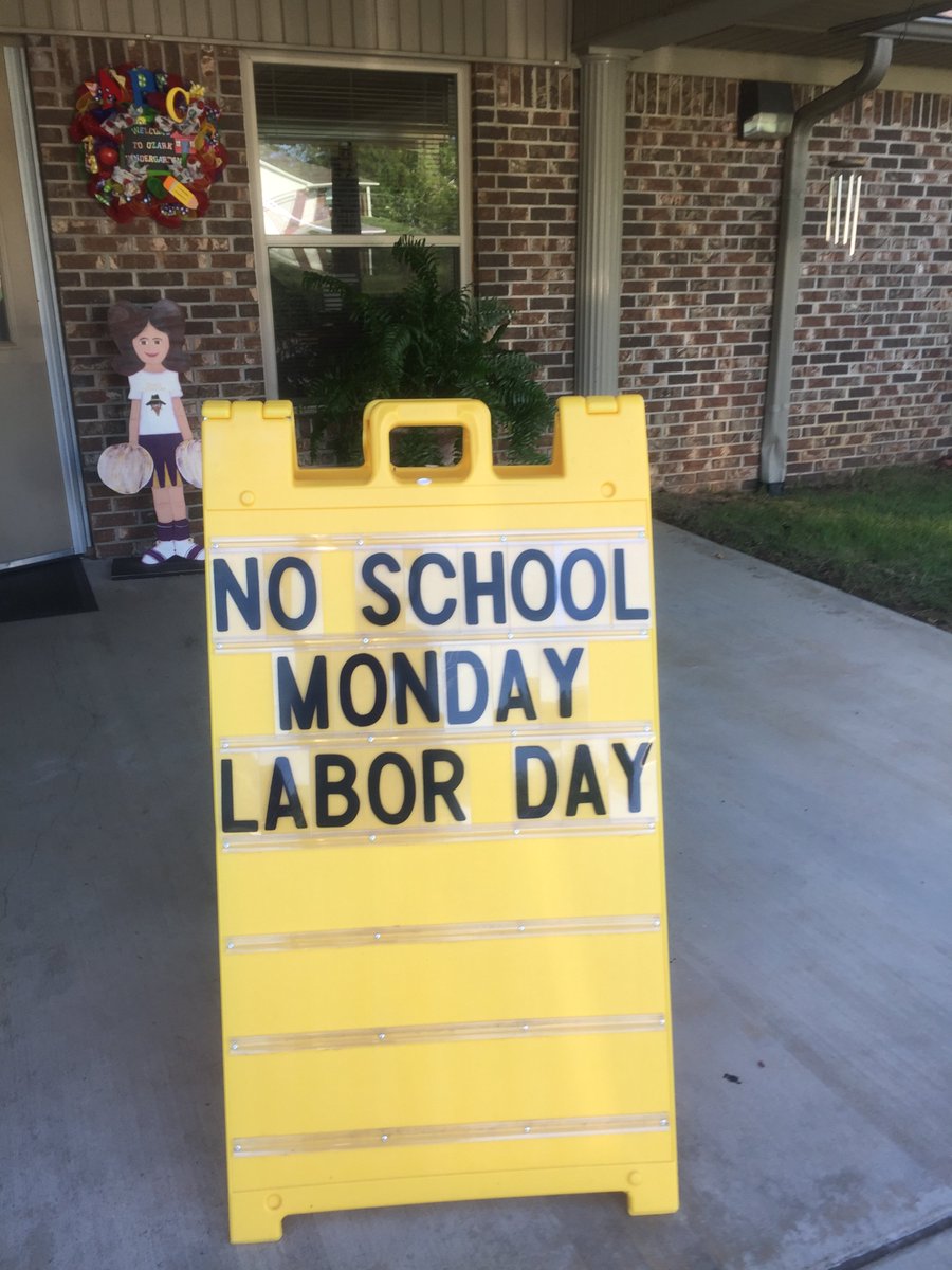 Labor Day weekend is coming up.