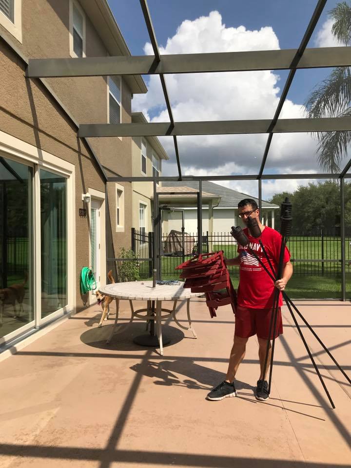 TMainolfiWESH's tweet photo. Time to start getting the house in order folks in preparation for #Dorian's POSSIBLE arrival. Dorian now forecast to be a category 4 hurricane at landfall. Stay with WESH 2 News for continuing updates folks. We have you covered. https://t.co/QW9QZOQQJ9