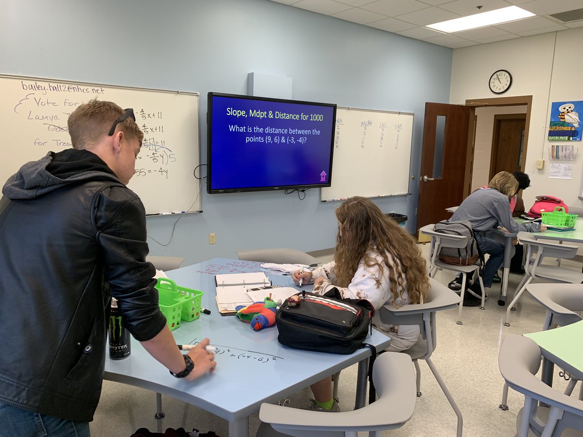 Bailey_Hall2014's tweet photo. Getting ready for tomorrow’s test! #reviewjeopardy #dryerasetabletops #recordex @ncseatech https://t.co/NiFqtO5Fel
