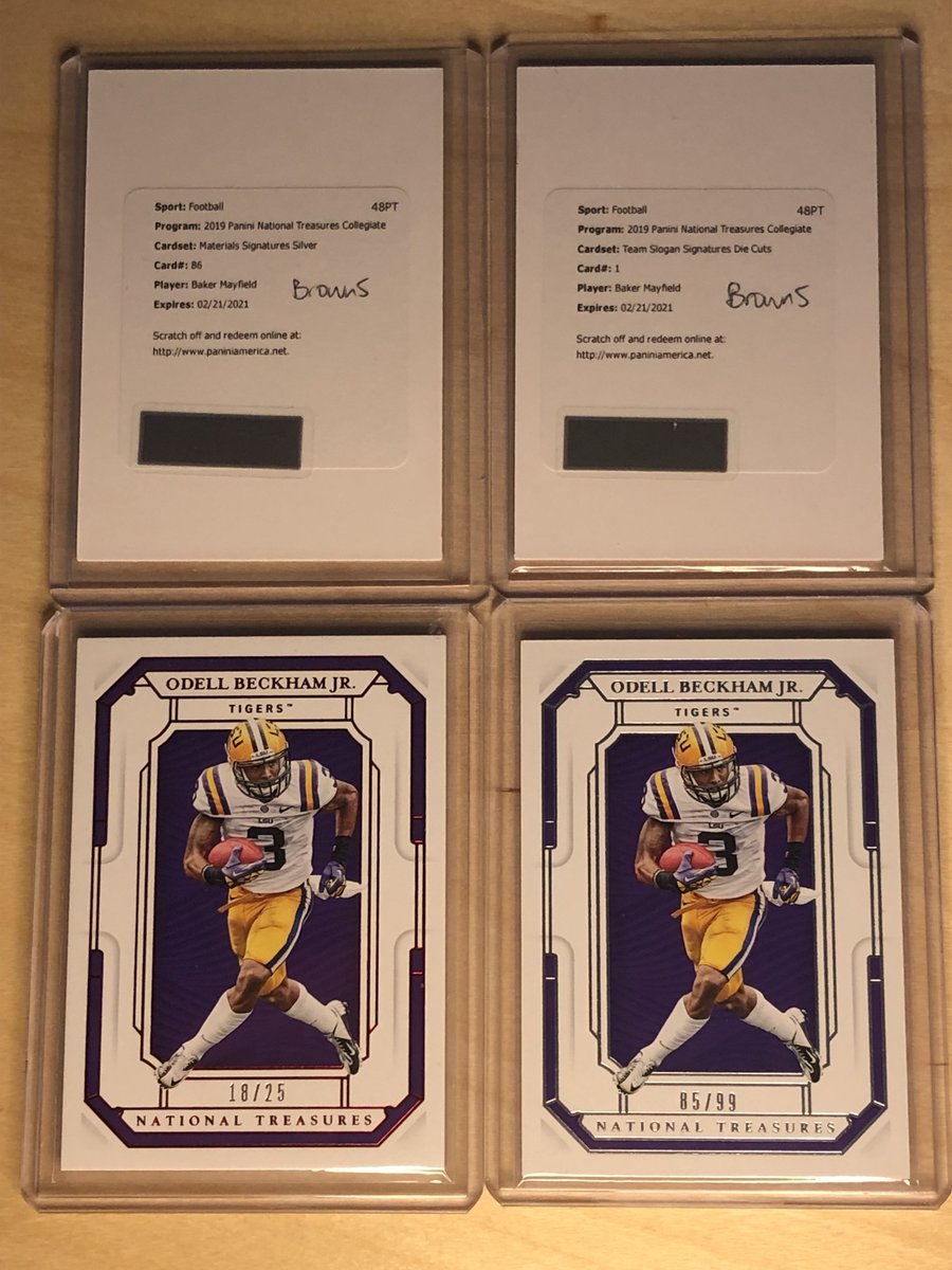 brownscardsde's tweet photo. Die Baker-Redemptions sind da. 😎
Und die beiden Odell-Karten, als Bonus aus dem Break, natürlich auch.
#Browns
#SportsCards https://t.co/kHUvW0pr03