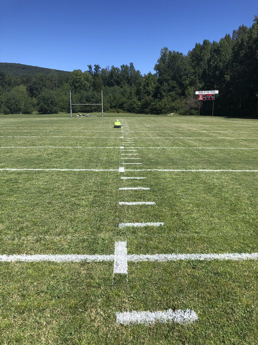 Soddy Daisy Middle School Game Field is ready for some football tonight! Beautiful day in Southeast Tennessee!