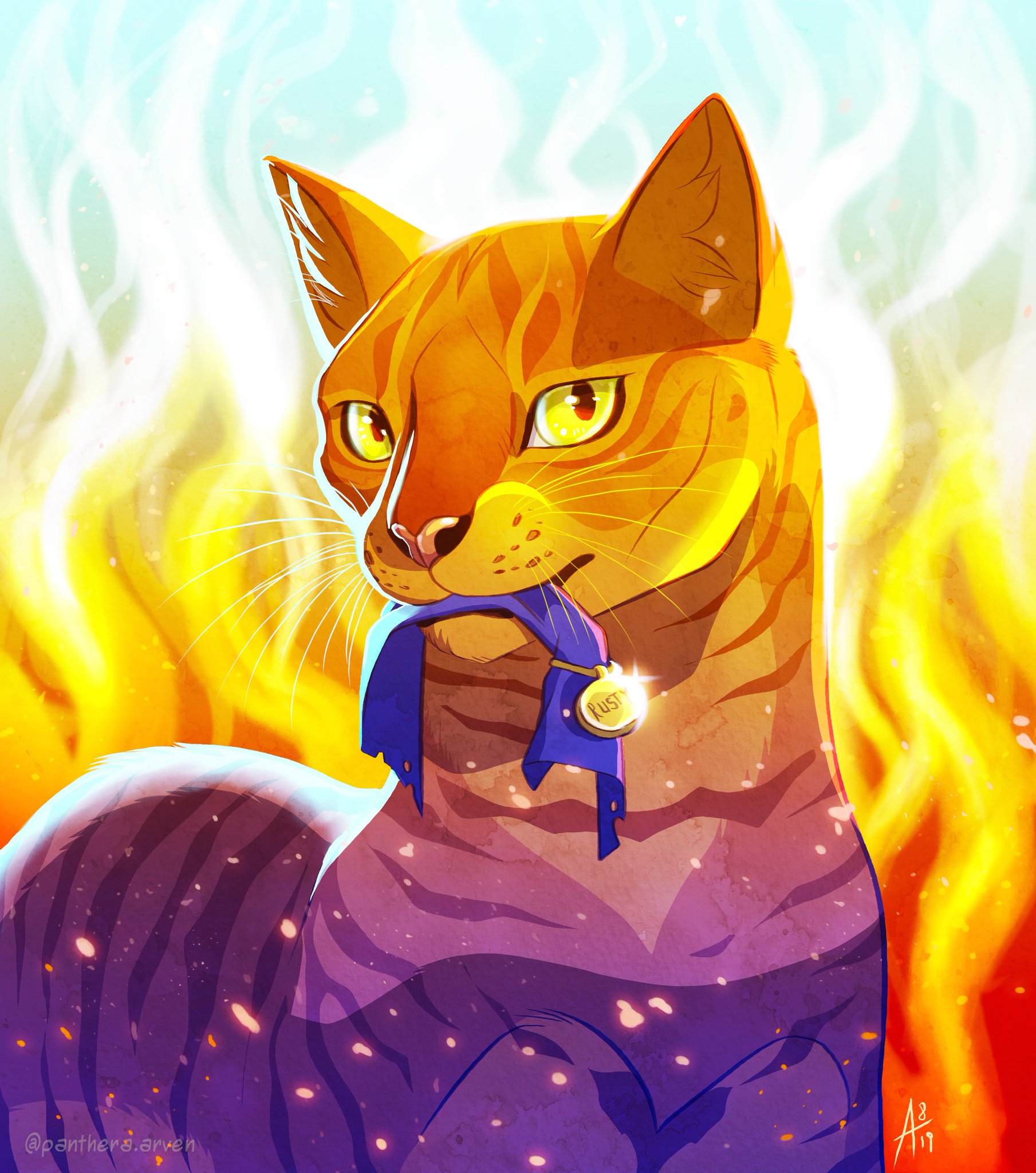 Warrior Cats FireStar by ABSCartoon18 -- Fur Affinity [dot] net