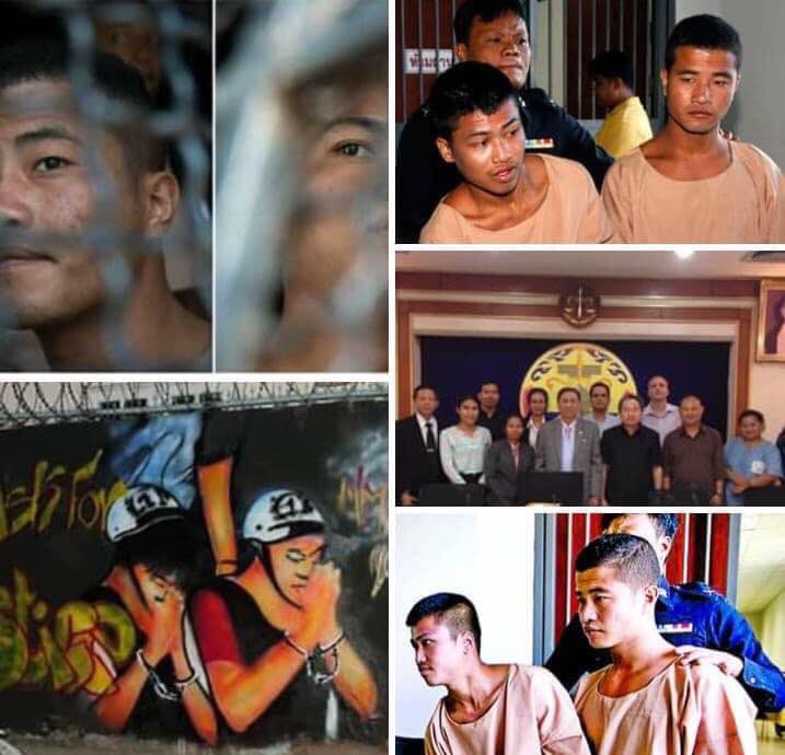 LimTaw's tweet photo. What the Fuck Thailand did this two of Myanmar innocent guys. Just wanna say #Fuck_Thailand 
#Fail_Thailand.  Why? Thailand local rape europe girl and kill her bf. But Tha
Shamless government kill Myanmar 2boys. on the world is Fucking Thailand. https://t.co/sSPeZw7W2e