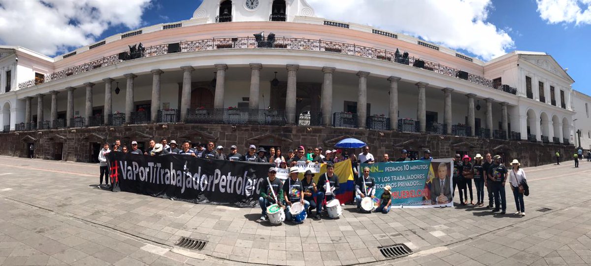 Seguimos firmes, por lograr que nuestros derechos laborales sean respetados.

Ya no queremos más discriminación, por eso decimos 15% sin excepción. Por un Ecuador sin discriminación.

#VaPorTiTrabajadorPetrolero