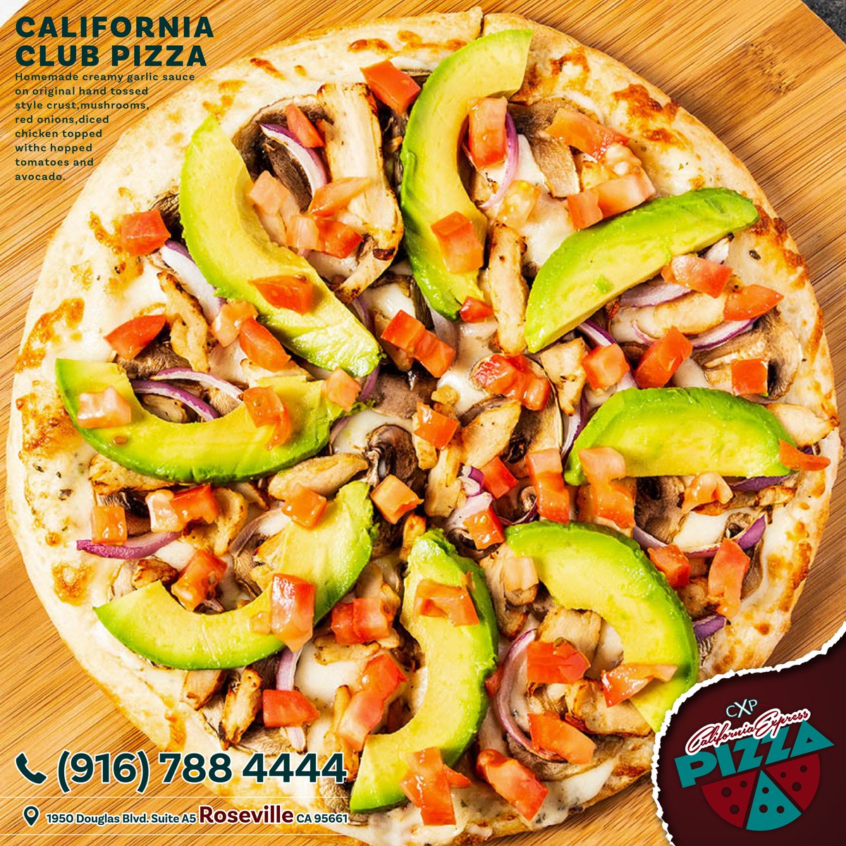 CAexpresspizza's tweet photo. CALIFORNIA CLUB PIZZA 🍕

#welcome @eat @pizza #food #flavor #hunger #correctaddress #hungry  #lunch #entertainment #worldpizzas @ilovepizza #Smallsized #mediumsize #largesize #beverage @icecream #callnow #takeaway  #smile #Goodday @CAexpresspizza https://t.co/DfFHSfjphk