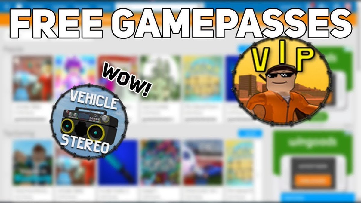 Pcgame On Twitter Roblox How To Get Every Gamepass For Free Link Https T Co 3cy9d50wfs Robloxfree Robloxfreegamepass Roblox - how to get free game passes on roblox