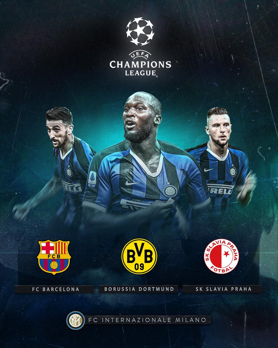 Inter_en's tweet photo. ๐จ | GROUP F IS COMPLETE
๐ช๐ธ @FCBarcelona
๐ฉ๐ช @BlackYellow
๐ฎ๐น @Inter
๐จ๐ฟ @slavia_eng
#UCLdraw https://t.co/tmvH1Wmj92