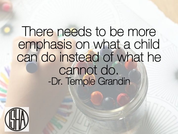 This is such wisdom from Dr. Temple Grandin.  Happy Birthday, Dr. Grandin!    