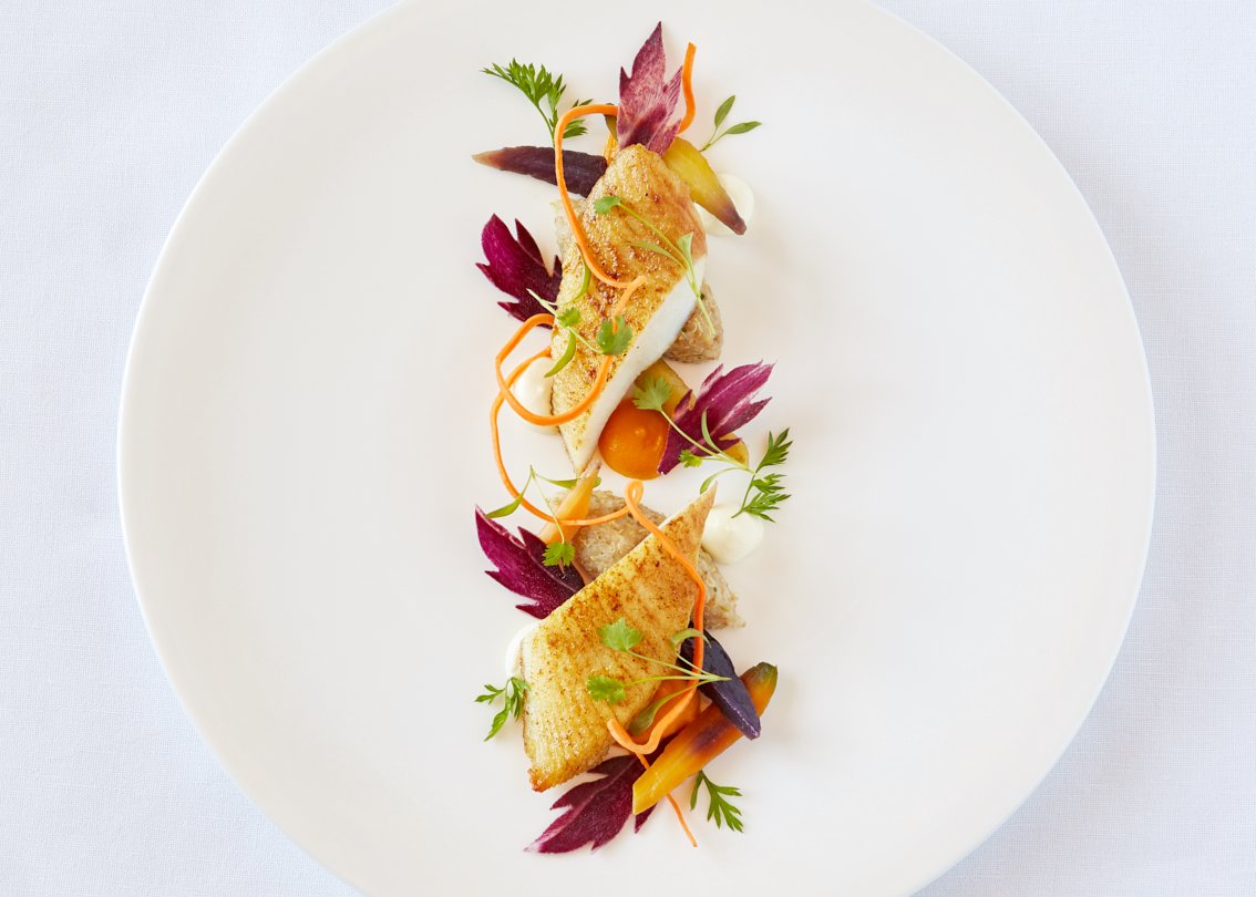 Gravetye Manor (@gravetyemanor) on Twitter photo Fillet of Newhaven John Dory with spices, carrot, coriander and a shellfish sauce. From Executive Chef <a href="/GeorgeBlogg/">George Blogg</a> #gravetyemanor #michelinstar Fillet of Newhaven John Dory with spices, carrot, coriander and a shellfish sauce. From Executive Chef <a href="/GeorgeBlogg/">George Blogg</a> #gravetyemanor #michelinstar