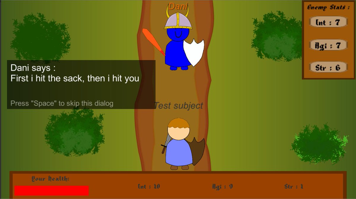 So i made <a href="/DaniDevYT/">Dani</a>  a boss in my game for the #CommunityGameJam and this is the result.