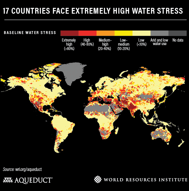 wef's tweet photo. One quarter of the world's population live in countries with high levels of #water stress https://t.co/1YScRxzzrF https://t.co/1YScRxzzrF https://t.co/LuyWV7RffH