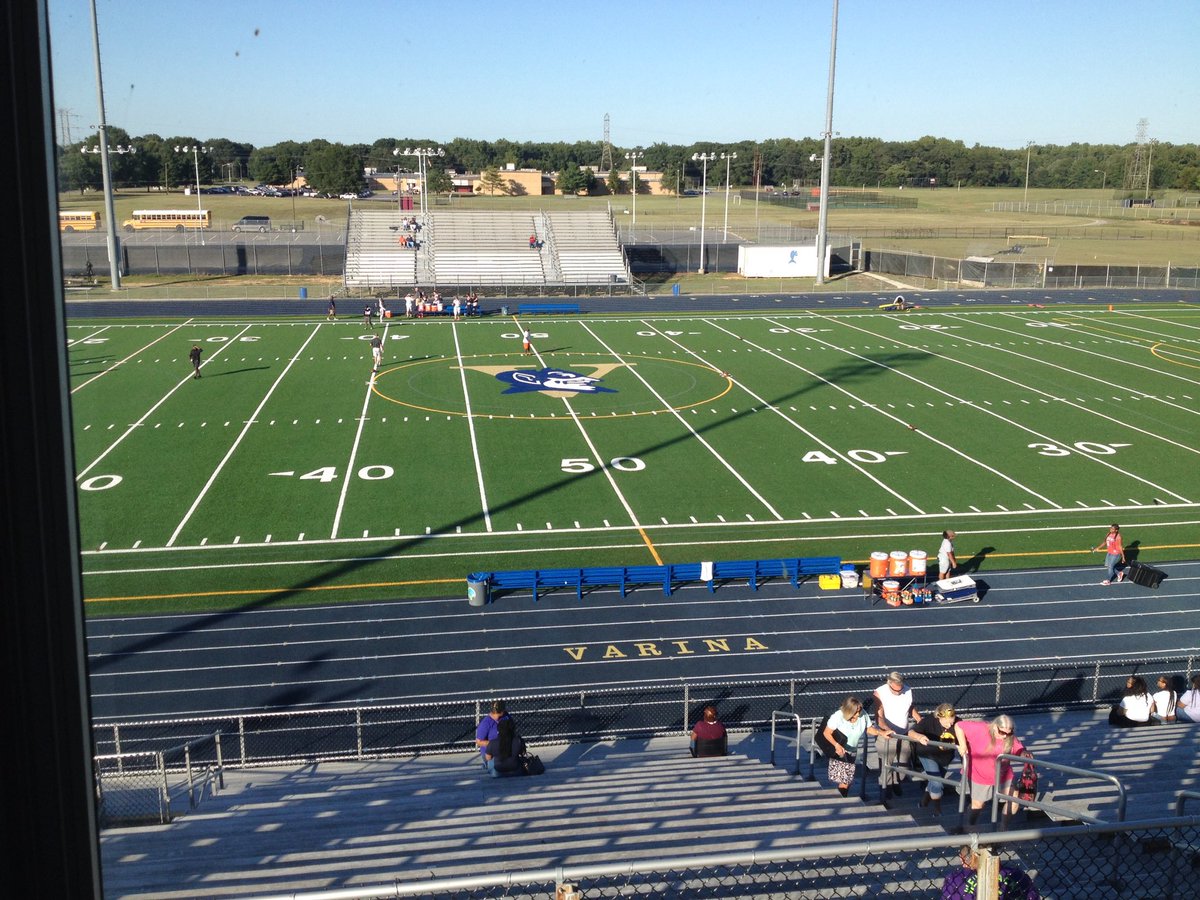 RadioTechie's tweet photo. View from the "the office" High School Football is back on SportsRadio 910 the Fan!  Manchester at Varina fires up at 6:30 with a 7:00 kickoff!  Football in August? Who knew? https://t.co/izYYMefiFj