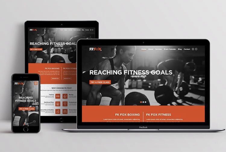 h1llustrated's tweet photo. Responsive website we built for FK Fox Boxing and FK Fox Fitness to enable their customers to book classes online and login to their portal to track their fitness diary.  #networking #marketing 🥊 https://t.co/w9yynhtyrf