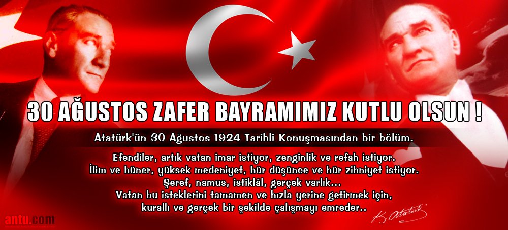 #30AgustosZaferBayramimizKutluOlsun