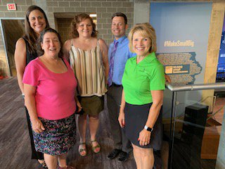CBJournal's tweet photo. Five Corridor entrepreneurs who were among the first Iowa graduating class of Goldman Sachs' 10,000 Small Businesses Program were recognized at the Iowa State Fair earlier this month. https://t.co/tonZFGKepF https://t.co/HcAxEKzrnN
