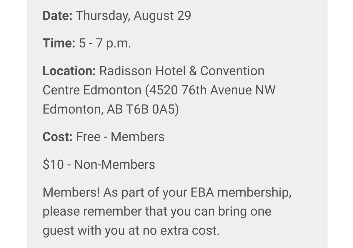yourYEGBA's tweet image. @ByrneHenning Thanks very much for the follow! Will you be attending our #EBAmixer tonight? 

If not, we'd love to see you at the EBA Derby Fundraiser on September 27! 

Sponsorship opportunities are available for EBA members.