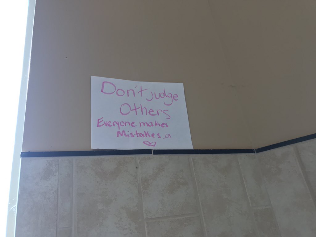 MrJMMood's tweet photo. On my way out of school today I went a different way than normal and happened to see this sign posted in a stairwell. I’m not sure who posted it but it made me proud to be a member of the #ForneyFamily and the #FalconFamily. @NFHS_TrueNorth @PrincipalJung #TrueNorth https://t.co/h4cefGRbVk