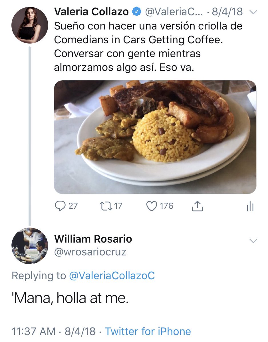 Hace un año, escribí esto por aquí, y <a href="/wrosariocruz/">William Rosario</a>, a quien no conocía mucho, contestó. Nos reunimos y de ahí salió <a href="/pieforzado/">pieforzado</a>. La semana pasada, terminamos de grabar los primeros diez episodios. Y adoro este proyecto. Nada, eso, que Twitter también sirve para cosas bonitas.