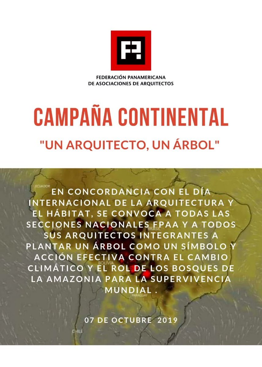 CAEPichincha's tweet photo. 🌳🔥 La comunidad de arquitectos de América, representada por la Federación Panamericana de Asociaciones de Arquitectos, hace llegar su enérgico rechazo a la pérdida de áreas naturales. 
Además, hace un llamado a todos los arquitectos. ¡Súmate! 👇 https://t.co/5SBwajaXu8