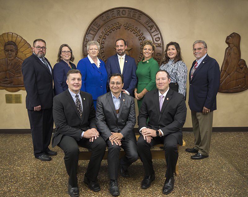 CherokeeNation's tweet photo. Congrats to our newly sworn in administration cabinet and first ever Delegate to Congress! Great days lie ahead for the Cherokee Nation! https://t.co/ntwEvARI1v