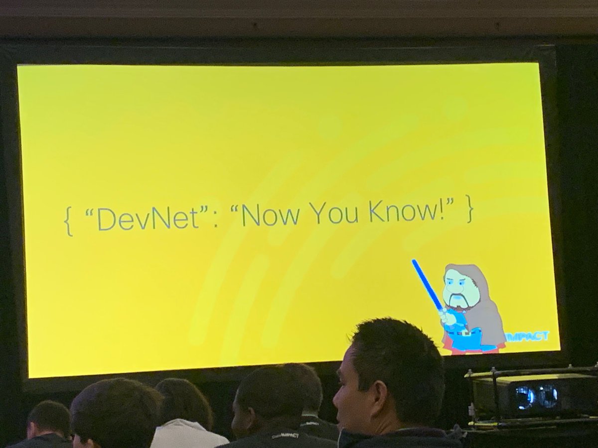 #ciscoIMPACT #devnet devnet: now you know. Best session ever!