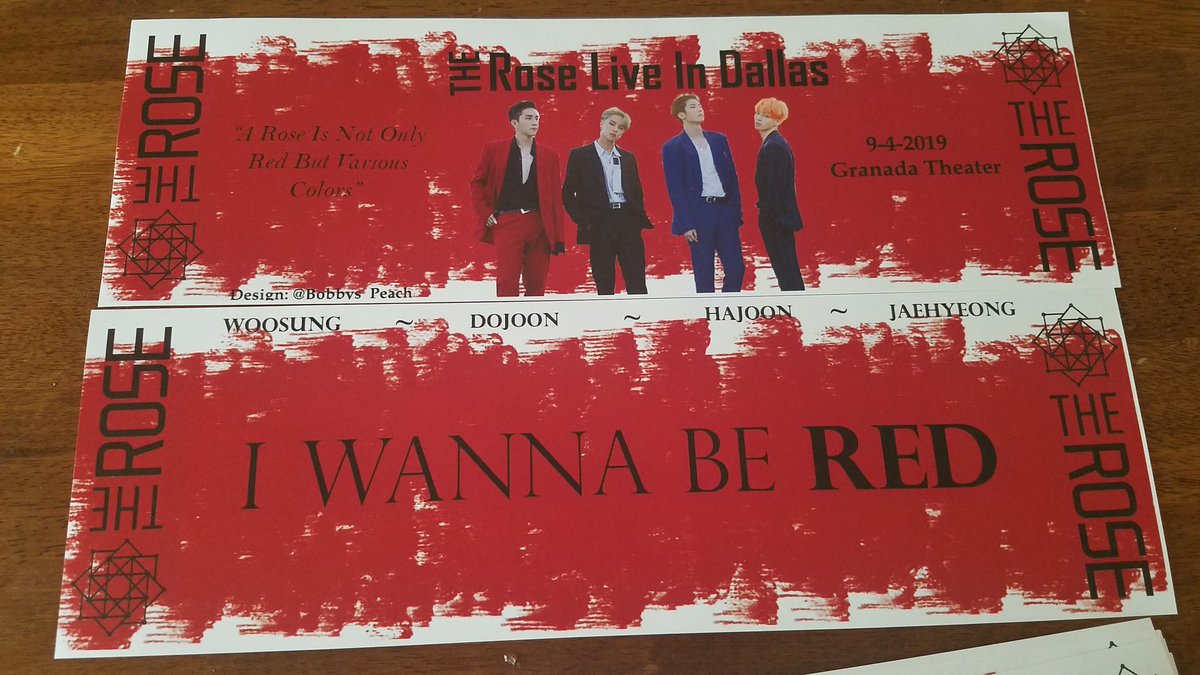 TheRoseInDallas's tweet photo. We got the banners today! ❤ 
Remember if you want to guarantee your self one you just have to donate $1 and we will put a sticky note on with your name!! ❤

Other than that they will be first come first serve and they will go fast! 
#TheRoseinUSA #TheRoseinDallas https://t.co/S4r6P0RTV6