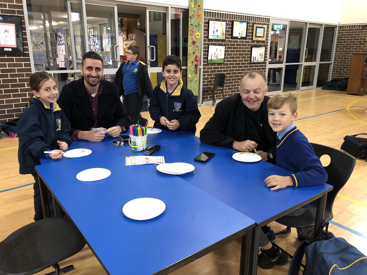 StJosephEnfield's tweet photo. It’s all frisbee and paper plane making for Father’s Day this morning! Happy Father’s Day to all the lovely dads in our community! https://t.co/fZu3xIDsSe