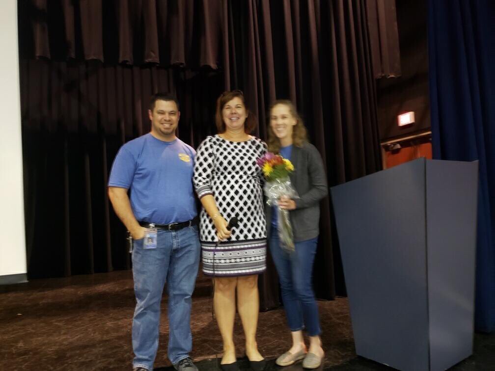 GABChamps's tweet image. Presenting the @ChildrenOcs 2019-2020 Teacher of Excellence...Ms. Jordan Davis. @GABChamps is better because of your passion and dedication to the staff and students. Job well done to one of the best! #TeacherOfExcellence #ChampLife