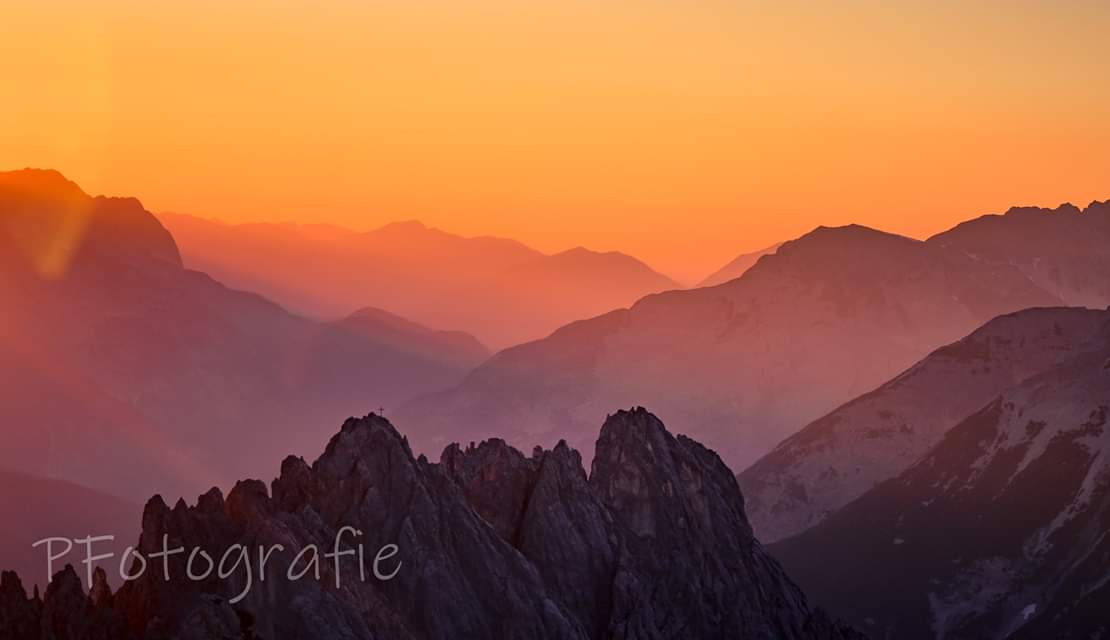 #sunset am #hafelekar .. grandioses  Foto vom Innsbrucker Hobbyfotografen P.P. #ibktwit #berge