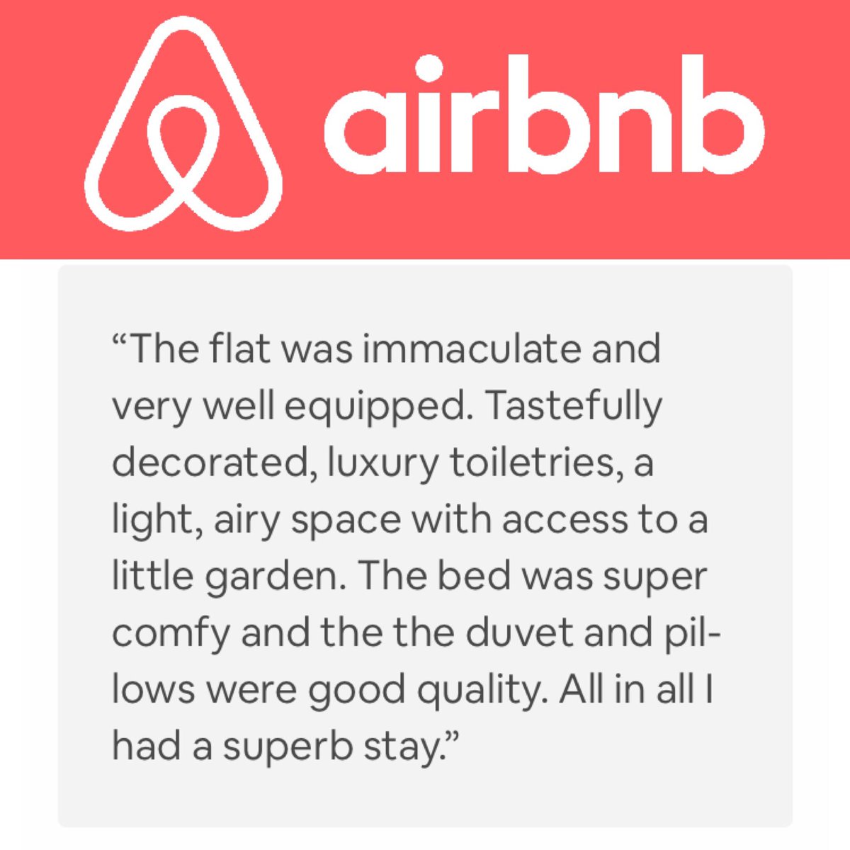 ParkServiced's tweet photo. Our reviews speak for themselves! #Review #airbnb #airbnbhost #accommodation #Birmingham #Moseley #hotels #host #greatreviews #goodreview https://t.co/uEz7Xrky8A