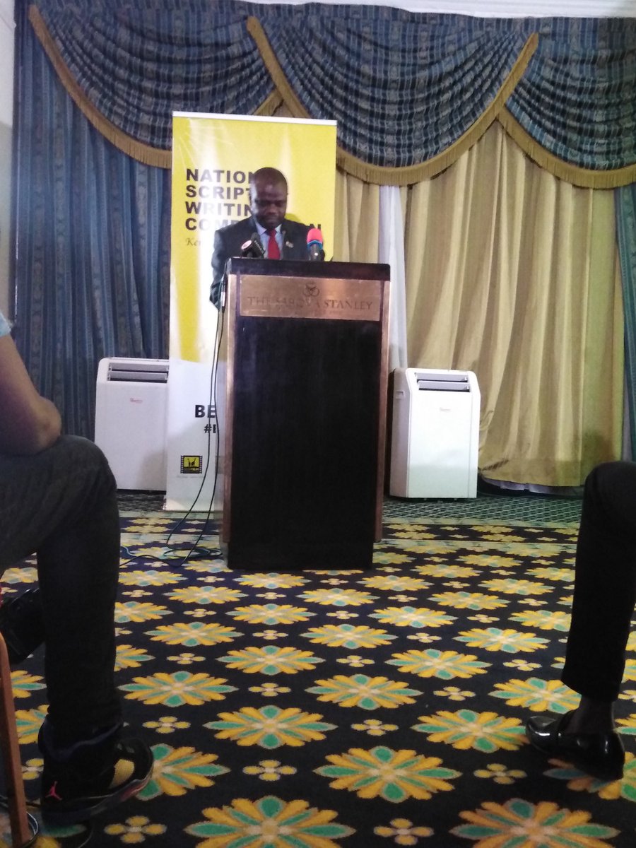 IMARATVKE's tweet image. The winners of the National Script writing competition are about to be revealed by the Ps of ICT.... To echo his words.. Just as No one can stop reggae, No one can stop #Film
#bestscriptsKe
@kenyafilmcomm