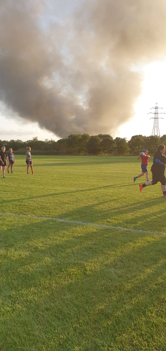 swinder749's tweet photo. Smoke and explosions at Peterborough!!?? https://t.co/MJWfi6RmcL
