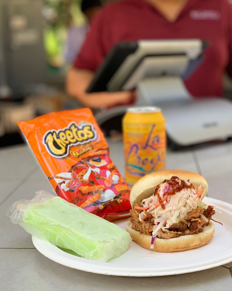 APUDining's tweet image. Surprise! Cougar Walk Café is open today 🙌 Stop by for yummy bbq until 2pm!