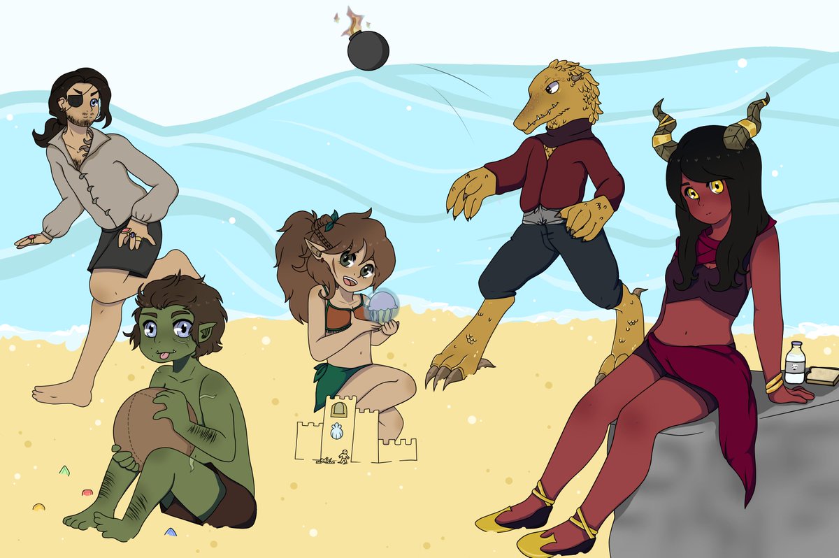 GeorgeChii_'s tweet photo. Its not the best sorry but I've been on a huge oxventure binge and think its time these guys got a beach day!
@OutsideXbox @outsidextra 
Working on Johnny now :) https://t.co/gMPD7vaTuc