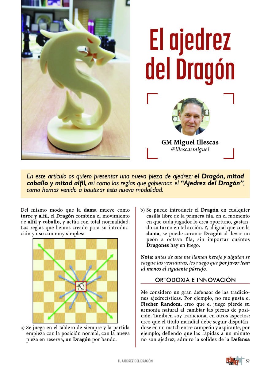 illescasmiguel's tweet photo. Mañana, si la salud acompaña (estoy algo afónico), estaré en el Abierto de Sants, en el stand de Ajedrez21, dispuesto a echar unas rápidas de #ajedrezdragon con cualquiera que tenga valor para domar a la bestia 😉 @CotxeresCasinet https://t.co/nomU7n2OxZ