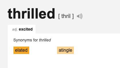 sabinaleybold's tweet photo. Googling ways for our CEO to say heβs excited by a new hire like....
#atingle https://t.co/yyLde4Ghfq