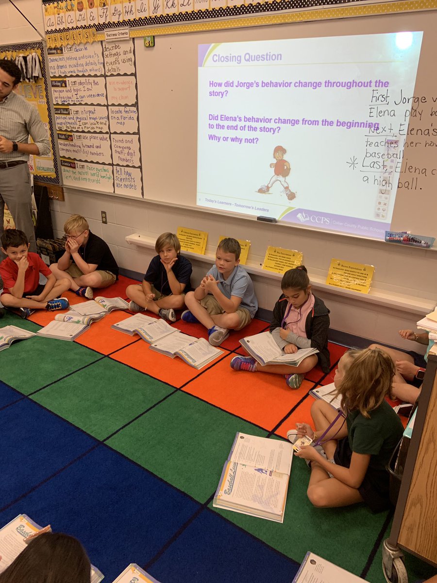 Our first Socratic Seminar exploring character traits and events that lead to changes in a characters behavior. <a href="/VineyardsVipers/">Vineyards Elementary</a>