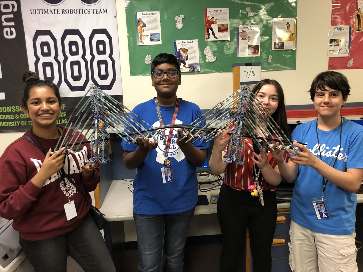 BluebeardJack's tweet photo. #ApolloTechLabBuilds @Apollo_JH scholars show off the Dames Point Bridge they built #ApolloGearUp #ApolloSTEM @RISD_CTE #TheCTEConnection @RISD_STEM4All #GenSTEM #RISDgreatness #weareRAMily https://t.co/BcoManjxRW